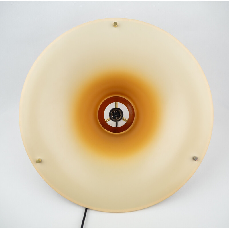 Danish vintage pendant lamp single by Jo Hammerborg for Fog og Morup, 1977s