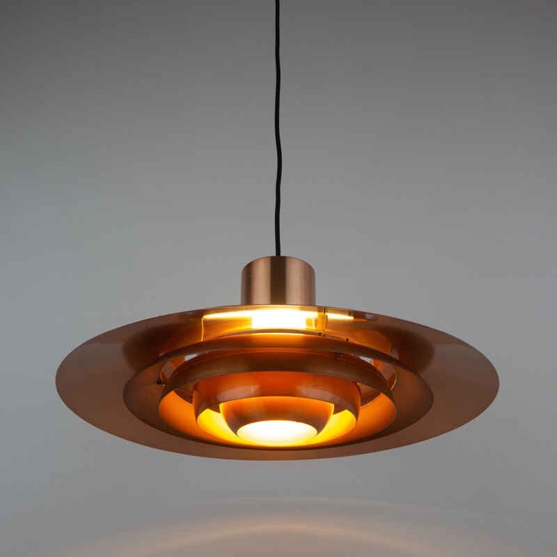 Danish vintage pendant lamp P376 by Fabricius & Kastholm for Nordisk Solar, 1964s