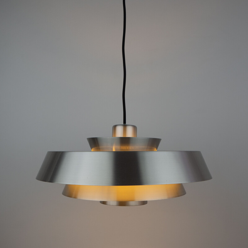 Danish vintage pendant lamp Nova by Jo Hammerborg for Fog og Morup, 1963s