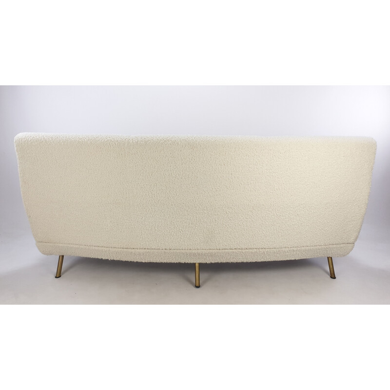 Mid-century curved triennale sofa by Marco Zanuso for Arflex, Italy 1950s