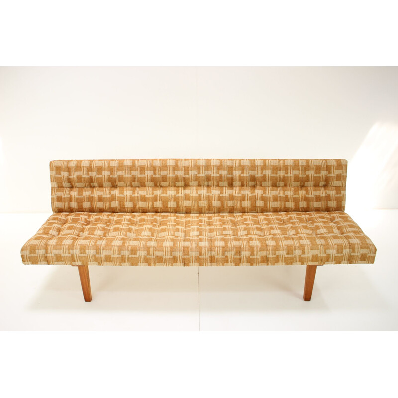 Mid-century adjustable 3-seater sofa, Czechoslovakia 1960s