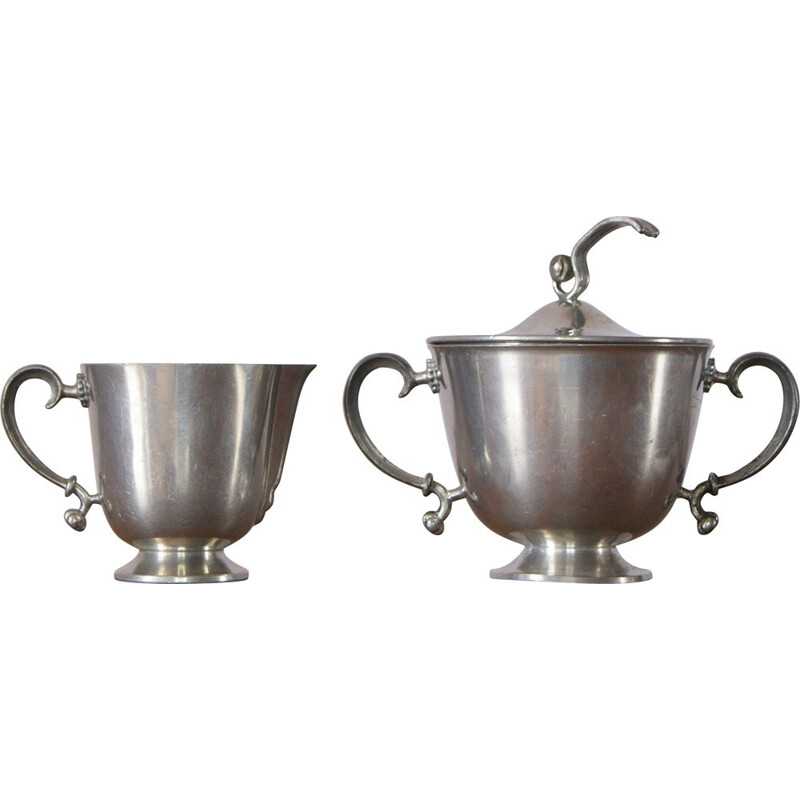 Vintage coffee set by Edvin Ollers for Schreuder and Olsson, 1920