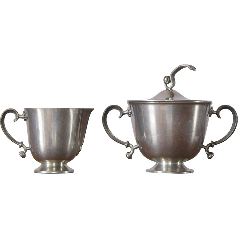 Vintage koffieservies van Edvin Ollers voor Schreuder en Olsson, 1920