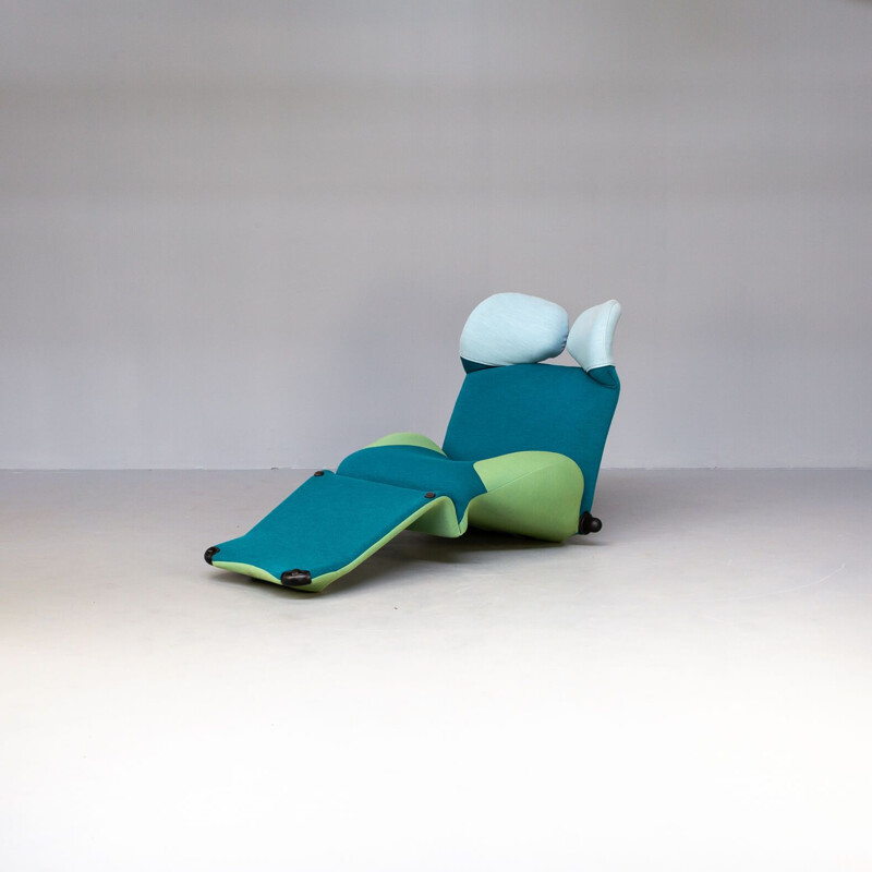 Fauteuil vintage "wink" édition spéciale "gerrit" de Toshiyuki Kita pour Cassina, 1980