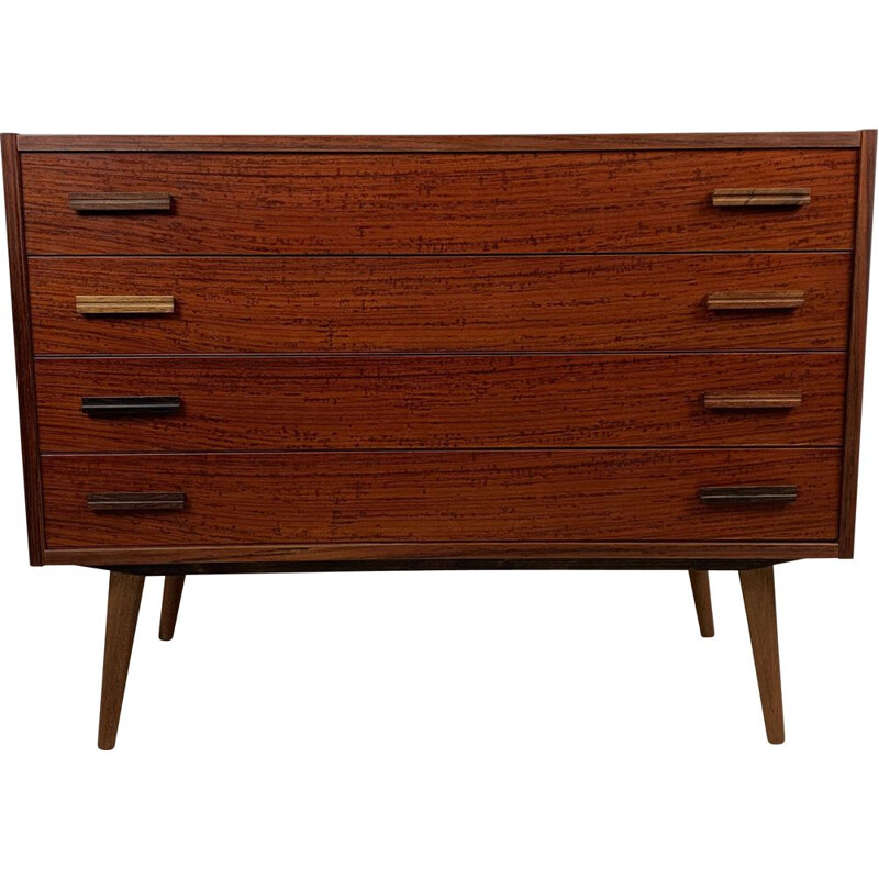 Scandinavian vintage rosewood chest of drawers, 1960