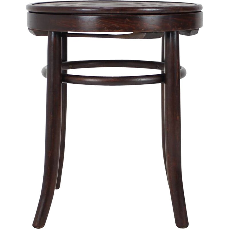 Wooden stool Fischel, Czechoslovakia 1910's