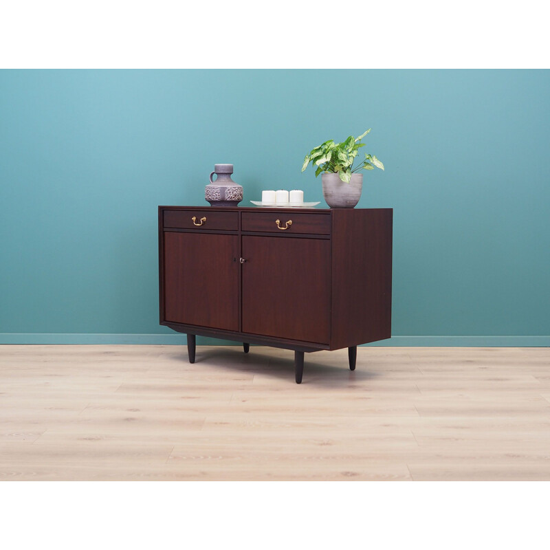 Mahogany vintage chest of drawers, Denmark 1960s