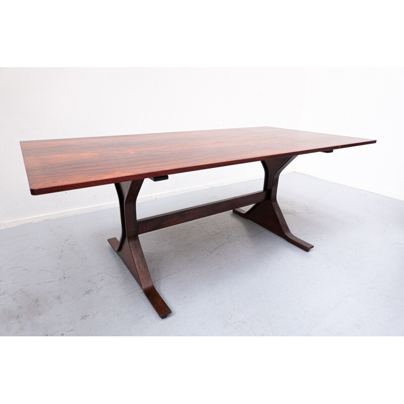 Mid-century wooden table by Gianfranco Frattini for Bernini, 1960s