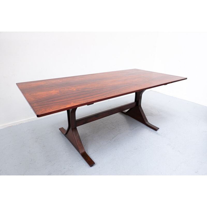Table vintage en bois par Gianfranco Frattini pour Bernini, 1960