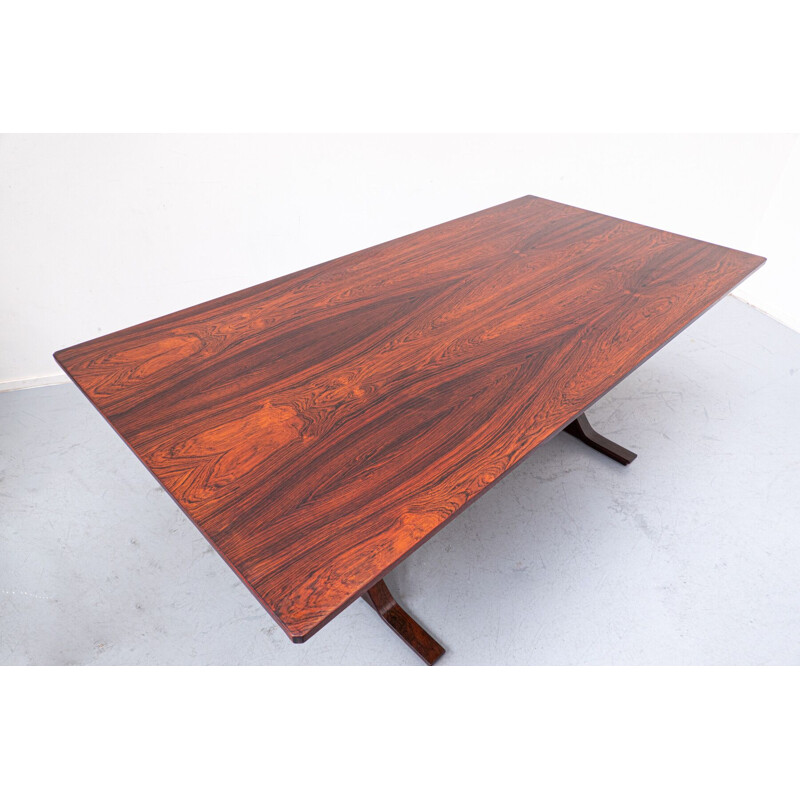 Mid-century wooden table by Gianfranco Frattini for Bernini, 1960s
