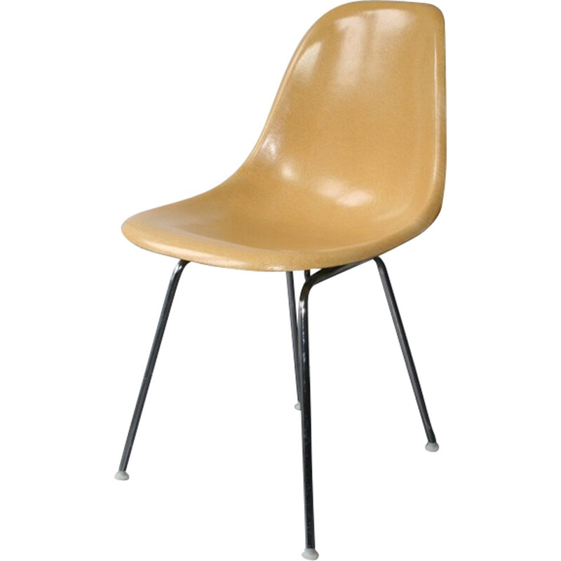 Herman Miller "DSX" chair in fiber glass and chromed metal, Charles & Ray EAMES - 1960s