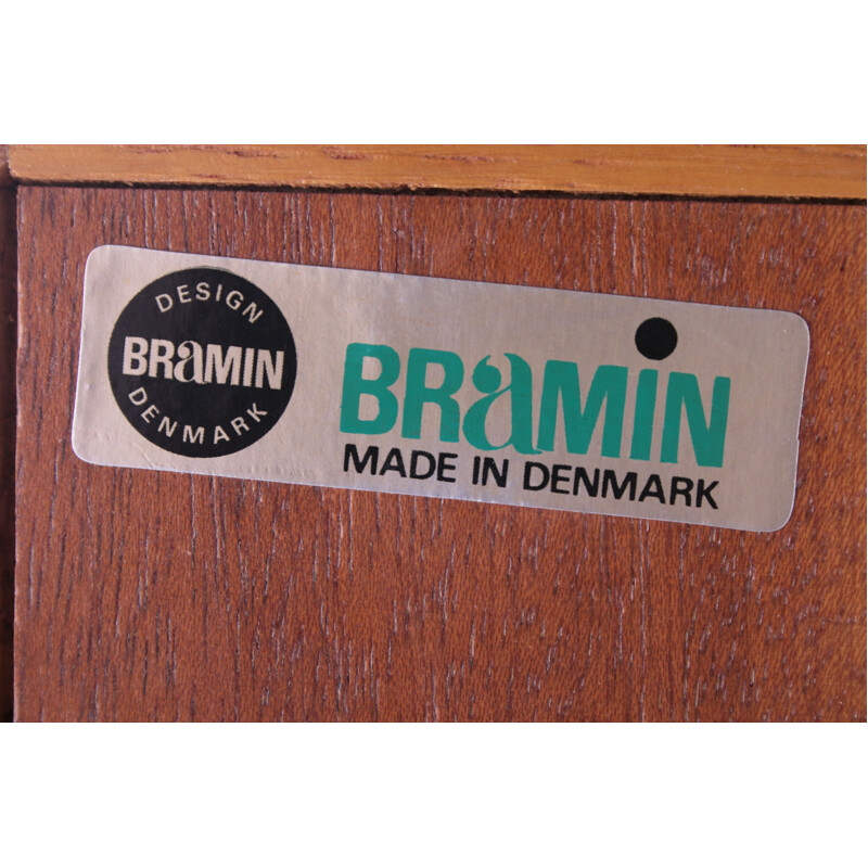 Aparador vintage de teca de H.W. Klein para Bramin, danés 1950