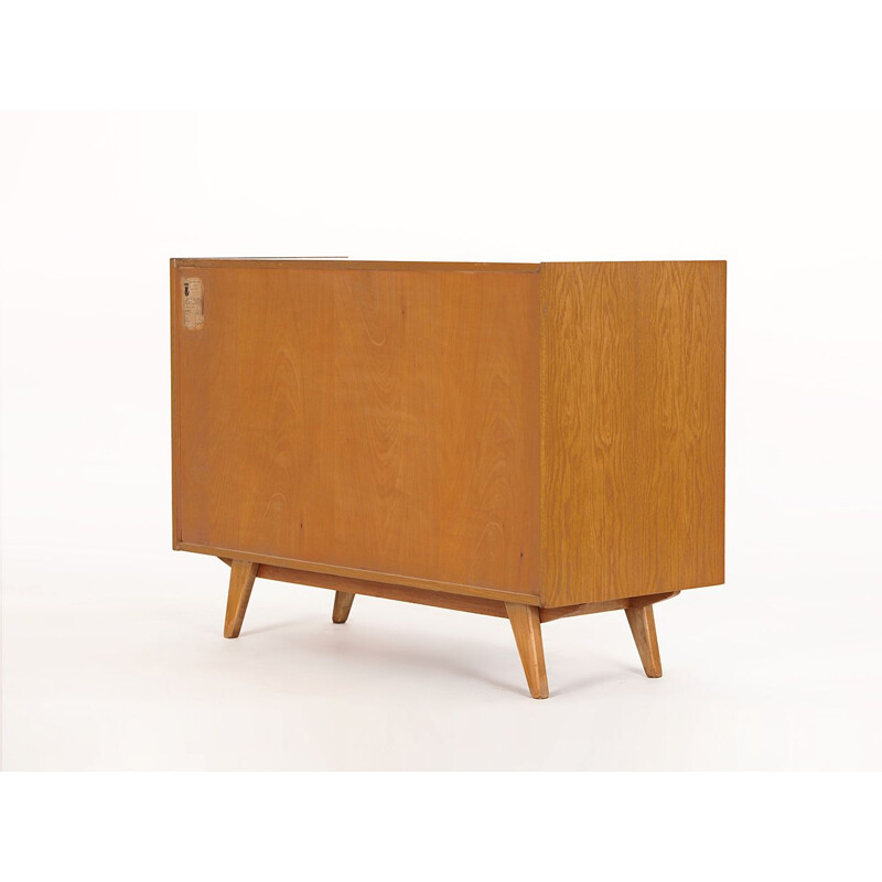 Mid century highboard U 458 with four drawers by Jiri Jiroutek for Interier Praha, 1960s