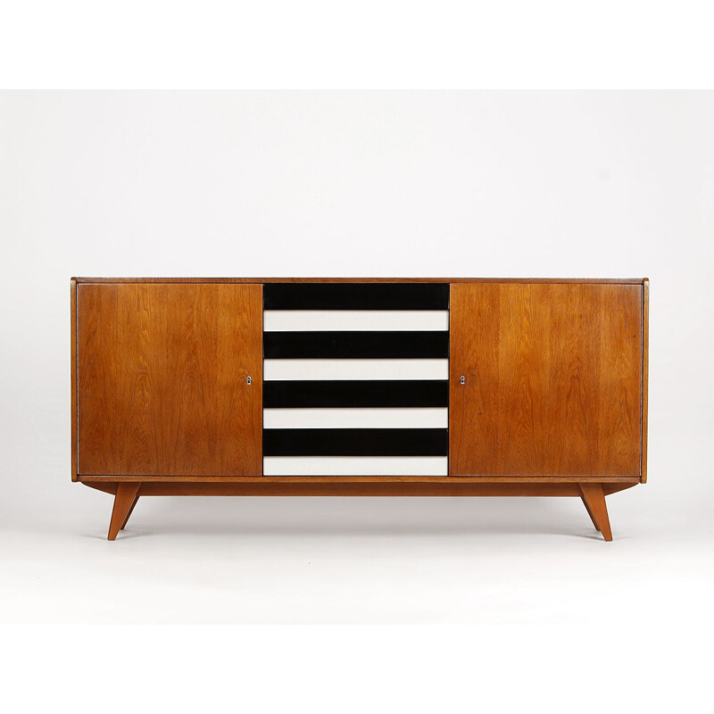 Vintage model U-460 sideboard by Jiri Jiroutek for Interier Praha, Czechoslovakia 1960s