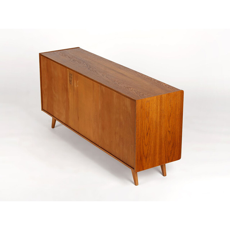 Vintage model U-460 with wooden drawers sideboard by Jiri Jiroutek for Interier Praha, Czechoslovakia 1960s