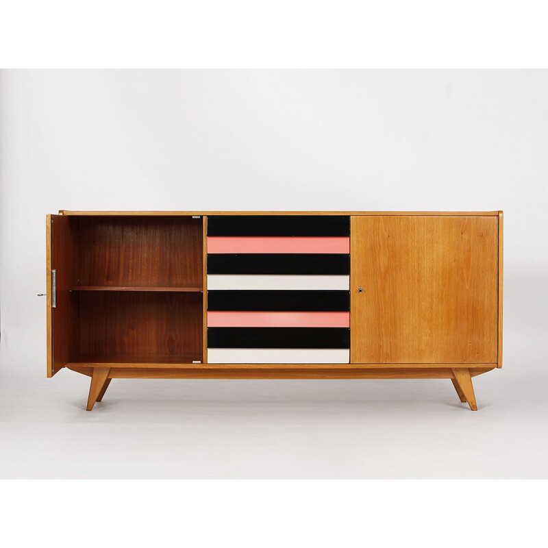 Mid century model U-460 sideboard by Jiri Jiroutek for Interier Praha, Czechoslovakia 1960s