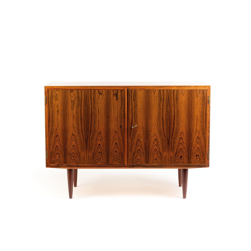 Pair of vintage rosewood Danish sideboards by Carlo Jensen for Hundevad & Co, 1960s