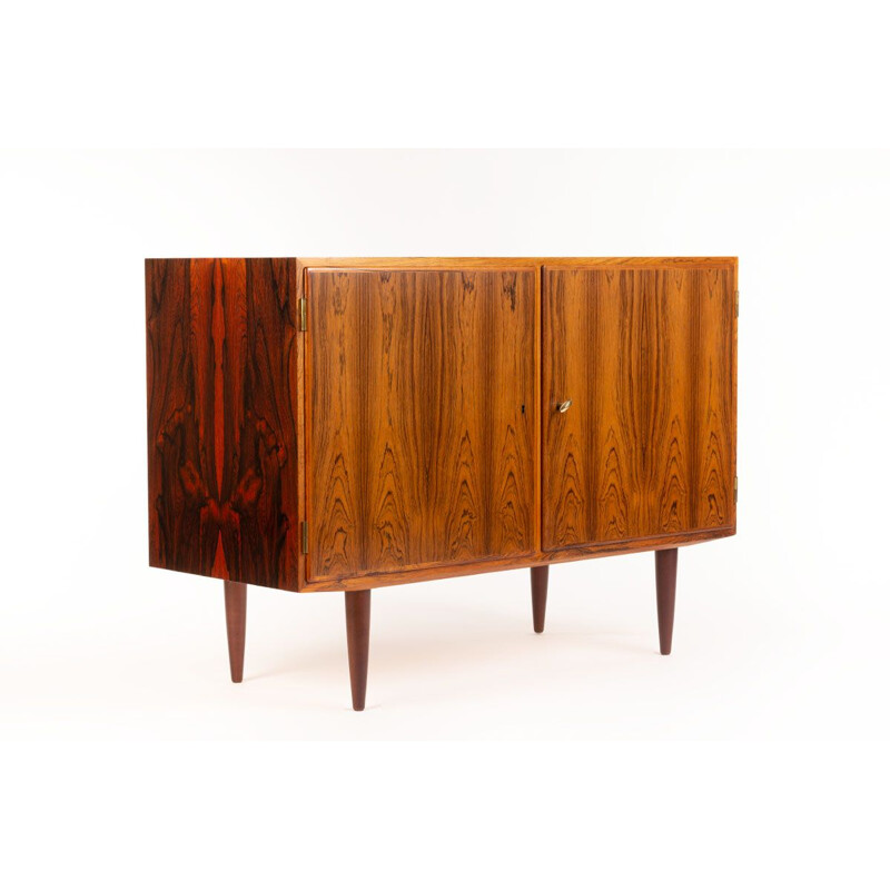Pair of vintage rosewood Danish sideboards by Carlo Jensen for Hundevad & Co, 1960s