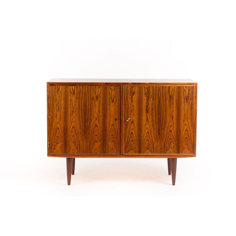 Pair of vintage rosewood Danish sideboards by Carlo Jensen for Hundevad & Co, 1960s