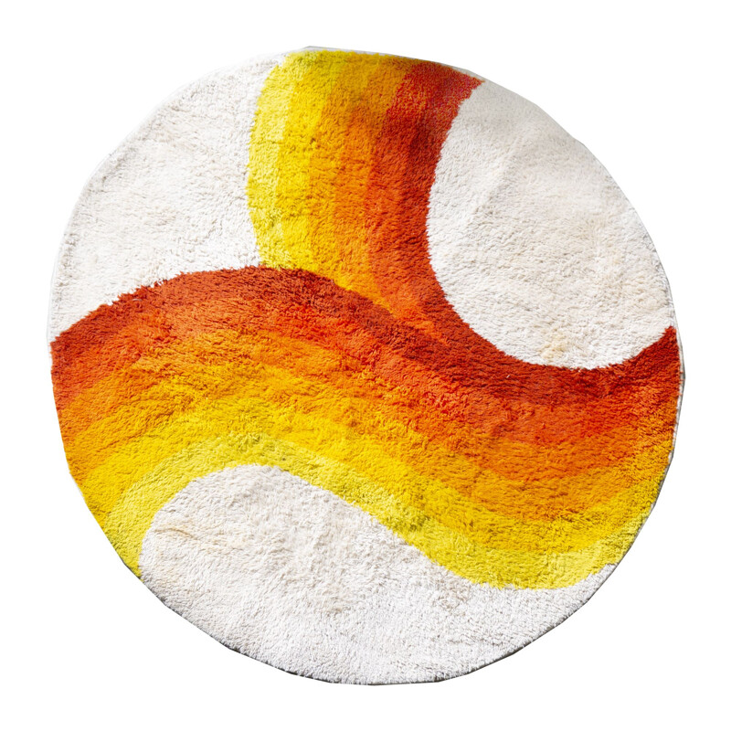 Desso vintage rug in rainbow