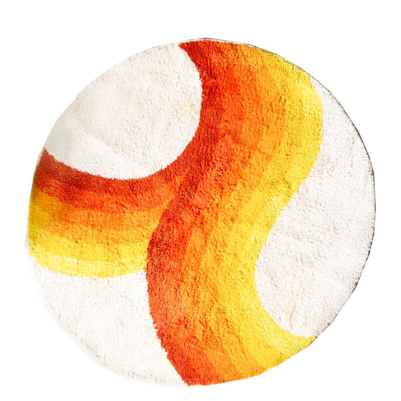 Desso vintage rug in rainbow