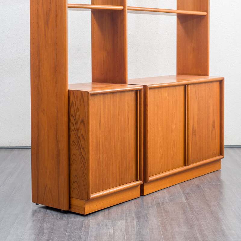 Vintage teak free-standing shelving system by Jesper,  Denmark