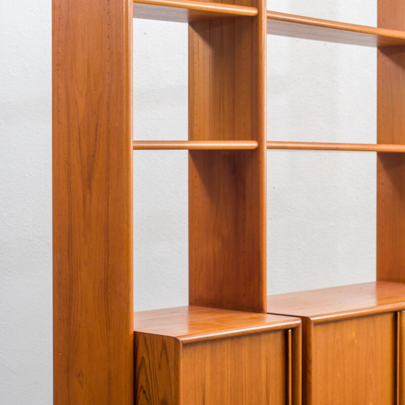 Vintage teak free-standing shelving system by Jesper,  Denmark