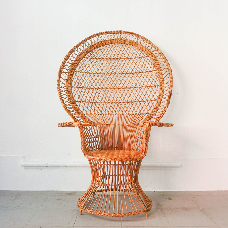 Iconic “Emanuelle” Peacock Chair, 1970