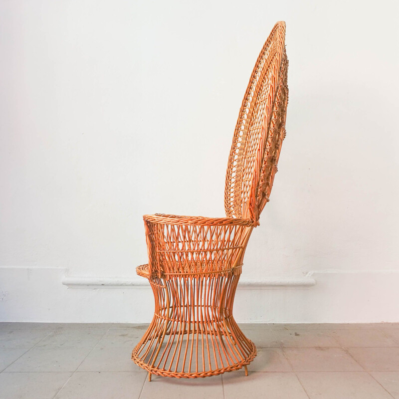 Iconic “Emanuelle” Peacock Chair, 1970
