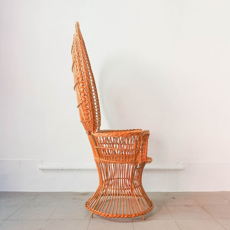 Iconic “Emanuelle” Peacock Chair, 1970