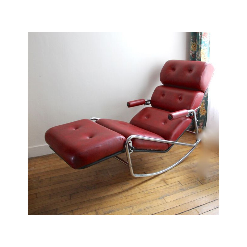 Rocking chair vintage editions Lama adjustable
