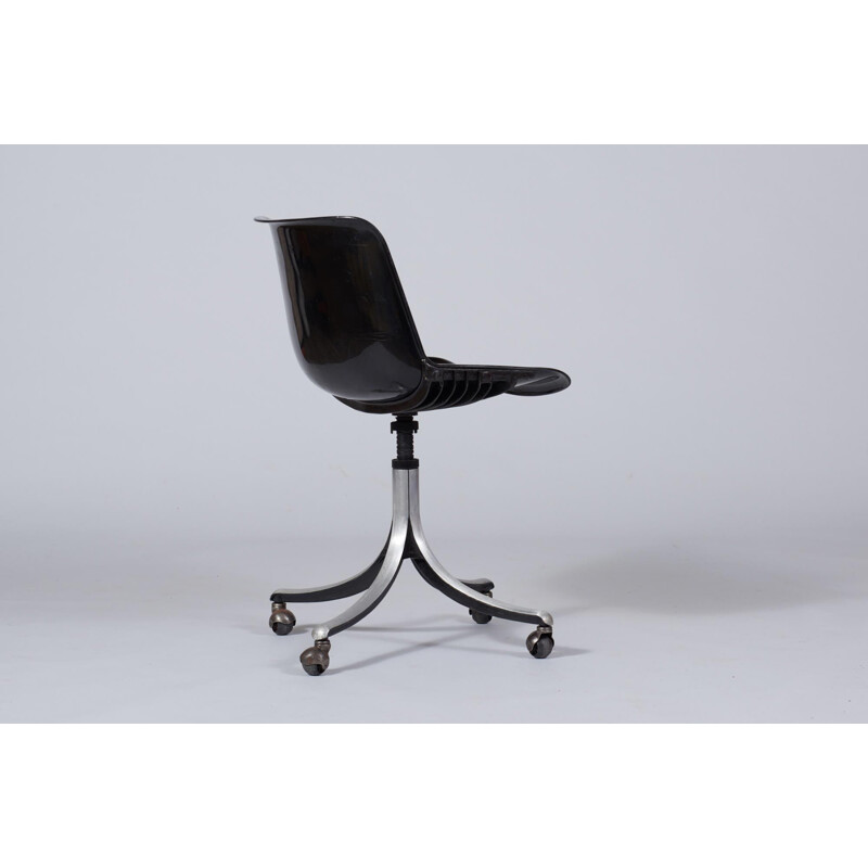 Chaise de bureau vintage Modus par Osvaldo Borsani pour Tecno