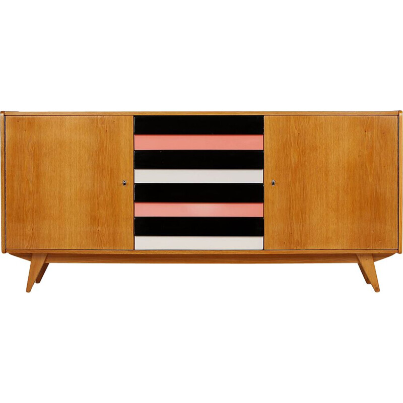 Mid century model U-460 sideboard by Jiri Jiroutek for Interier Praha, Czechoslovakia 1960s