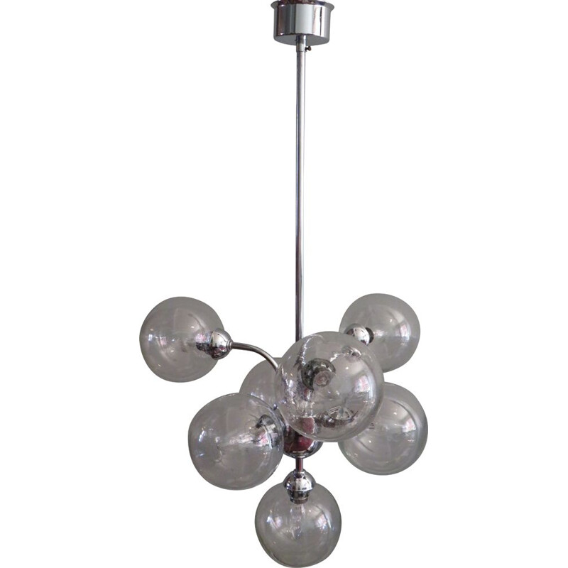 Candelabro Vintage sputnik da Massive Belgium, 1970