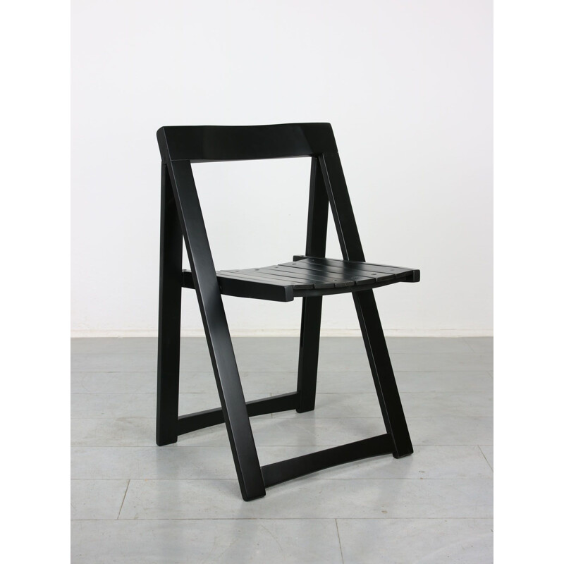 Pair of vintage folding chairs Trieste by Aldo Jacober and Pierangela d'Aniello for Bazzani