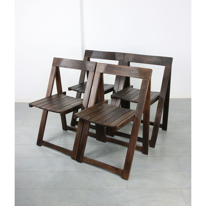 Vintage folding chair Trieste by Aldo Jacober and Pierangela d'Aniello for Bazzani