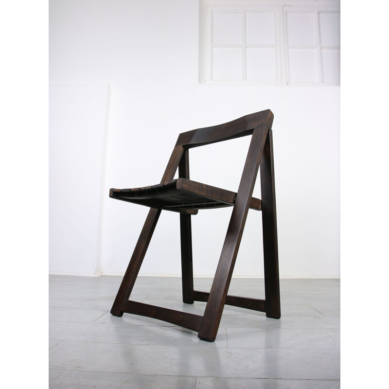 Vintage folding chair Trieste by Aldo Jacober and Pierangela d'Aniello for Bazzani