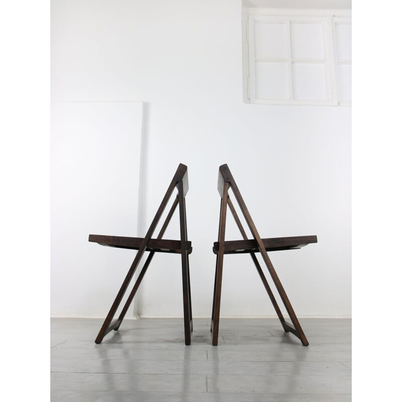 Vintage folding chair Trieste by Aldo Jacober and Pierangela d'Aniello for Bazzani