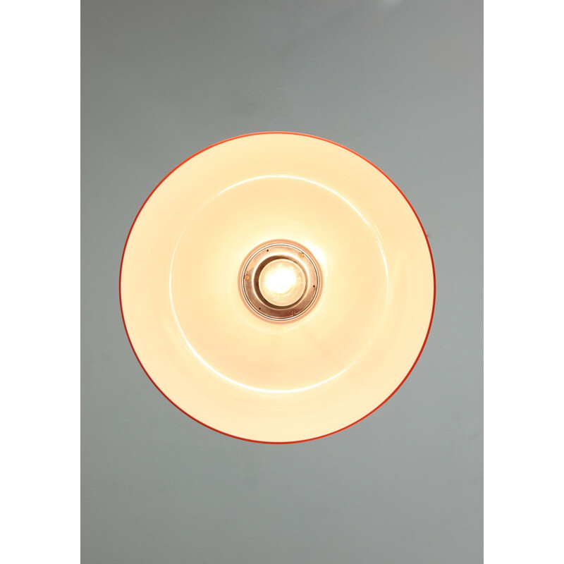 Vintage orange pendant lamp by Guzzini, Space Age