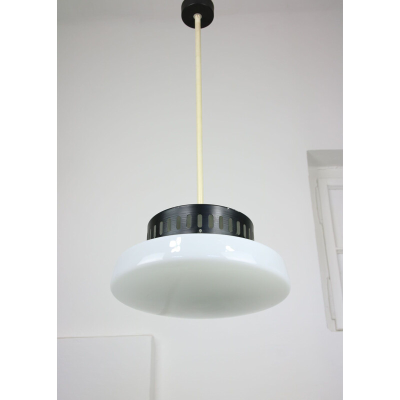 Vintage opaline pendant lamp, Danish