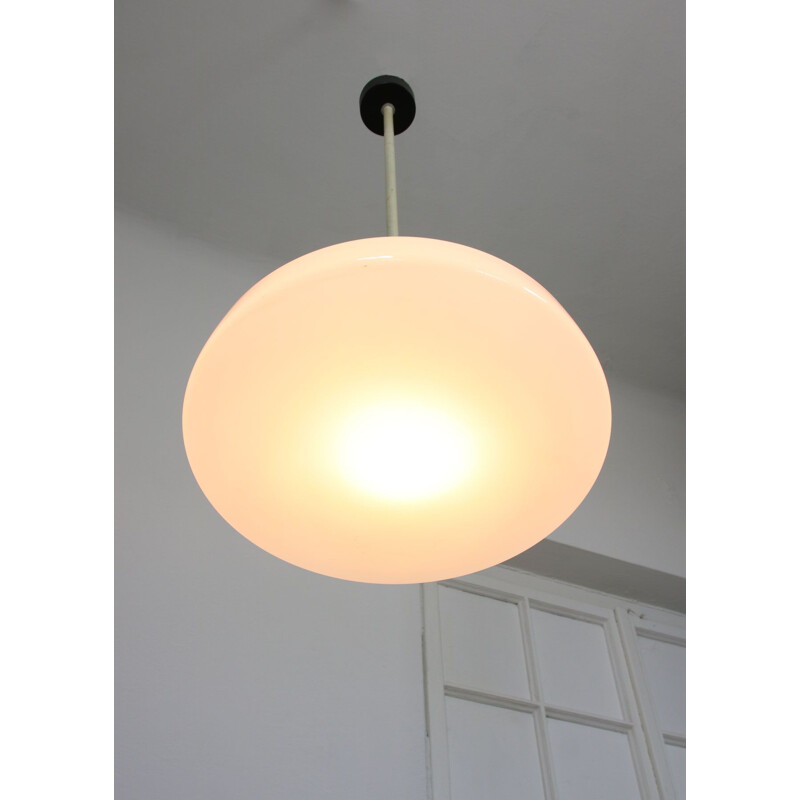 Vintage opaline pendant lamp, Danish