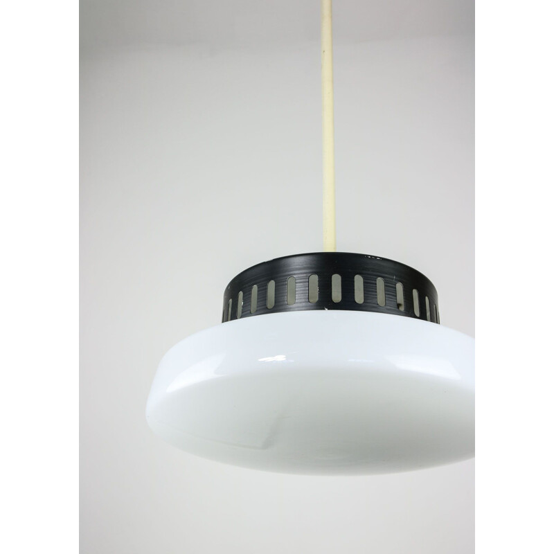 Vintage opaline pendant lamp, Danish