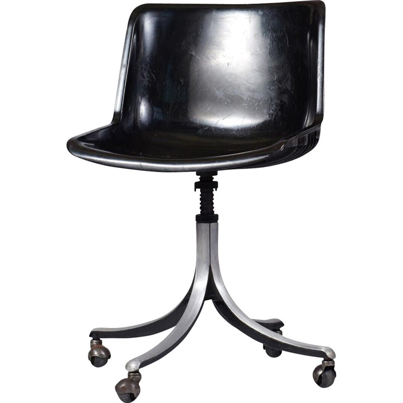 Chaise de bureau vintage Modus par Osvaldo Borsani pour Tecno