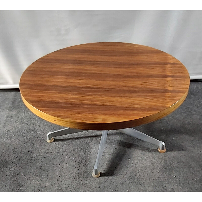 Vintage coffee table on metal base, Germany 1970