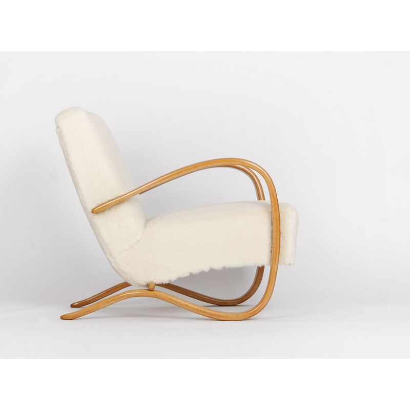 Mid century armchair H-269 by Jindrich Halabala for Spojene UP Zavody, 1930s