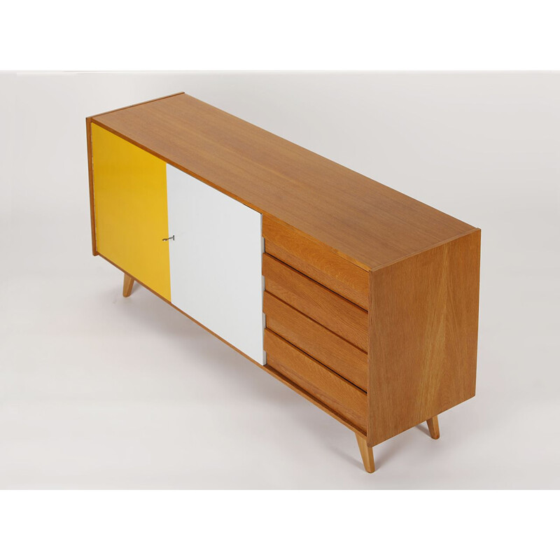 Mid century sideboard U 460 by Jiri Jiroutek for Interier Praha, Czechoslovakia 1960s