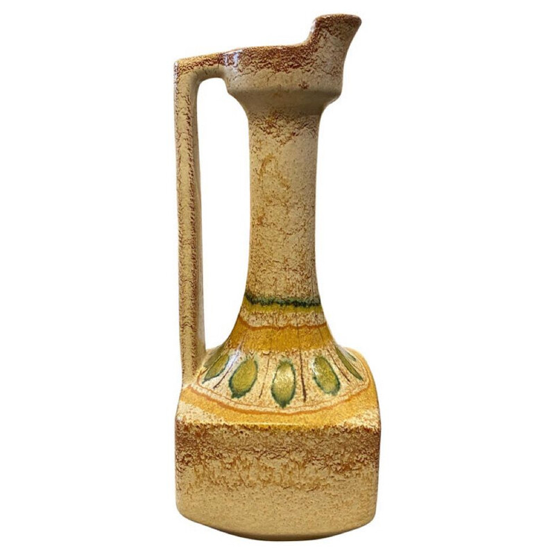 Vintage ceramic pitcher, Italy 1970