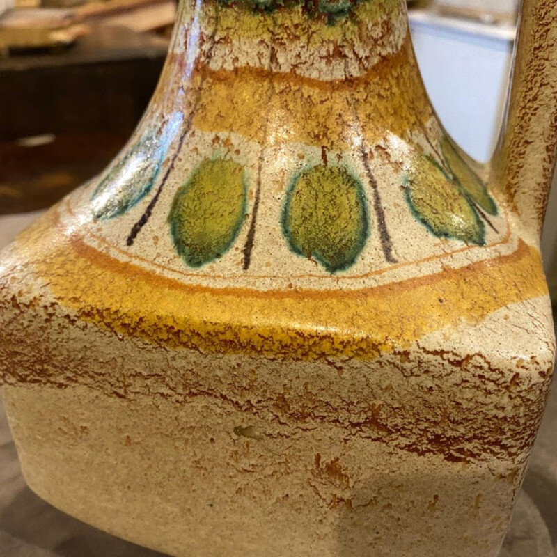 Vintage ceramic pitcher, Italy 1970