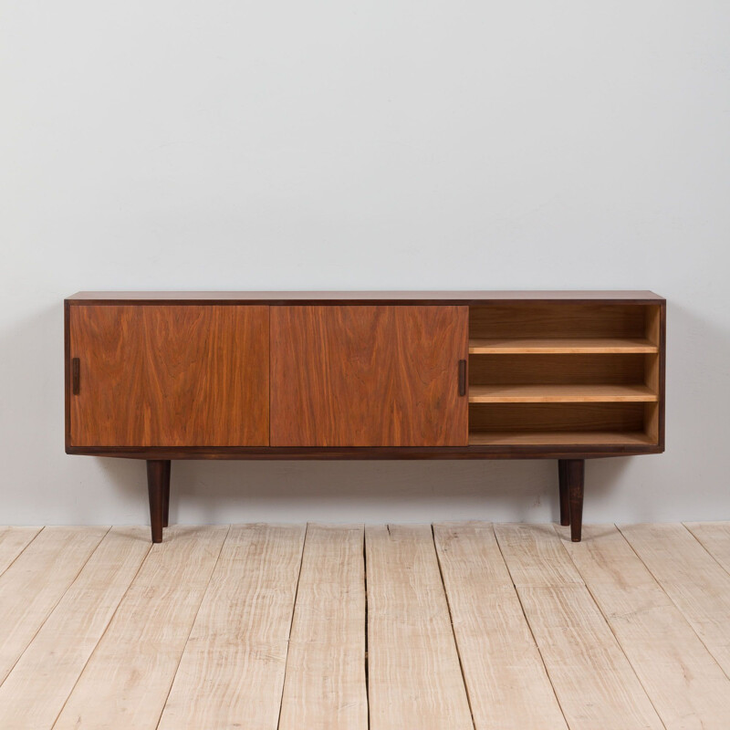 Danish mid century teak sideboard on tapered legs, 1970s