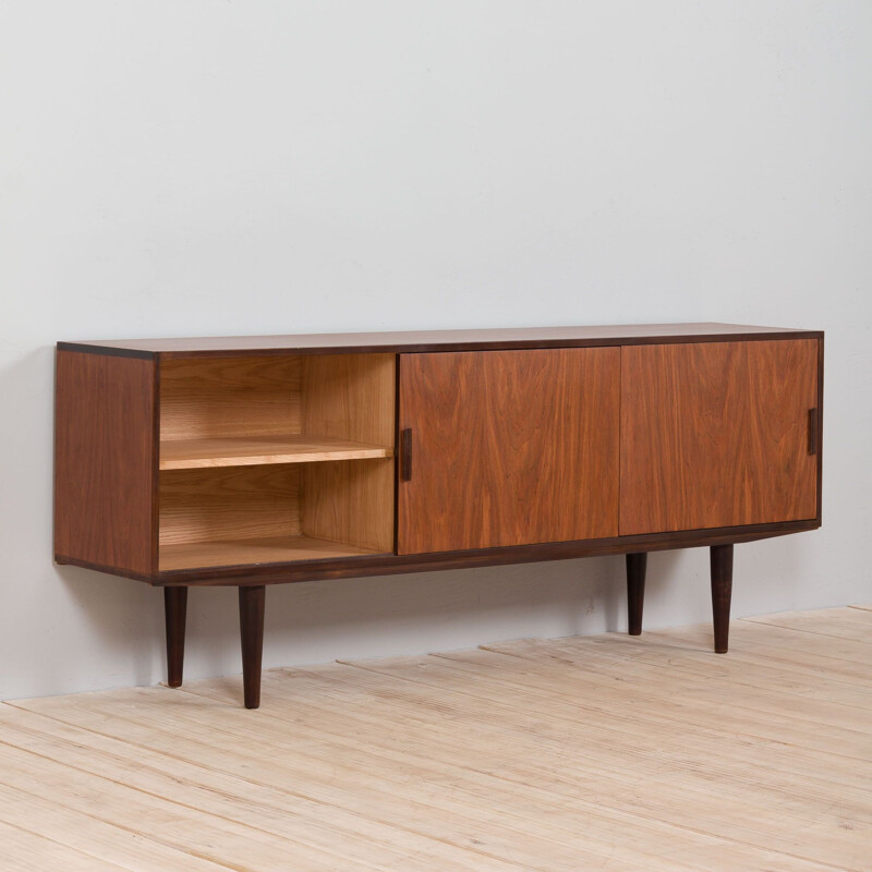 Danish mid century teak sideboard on tapered legs, 1970s